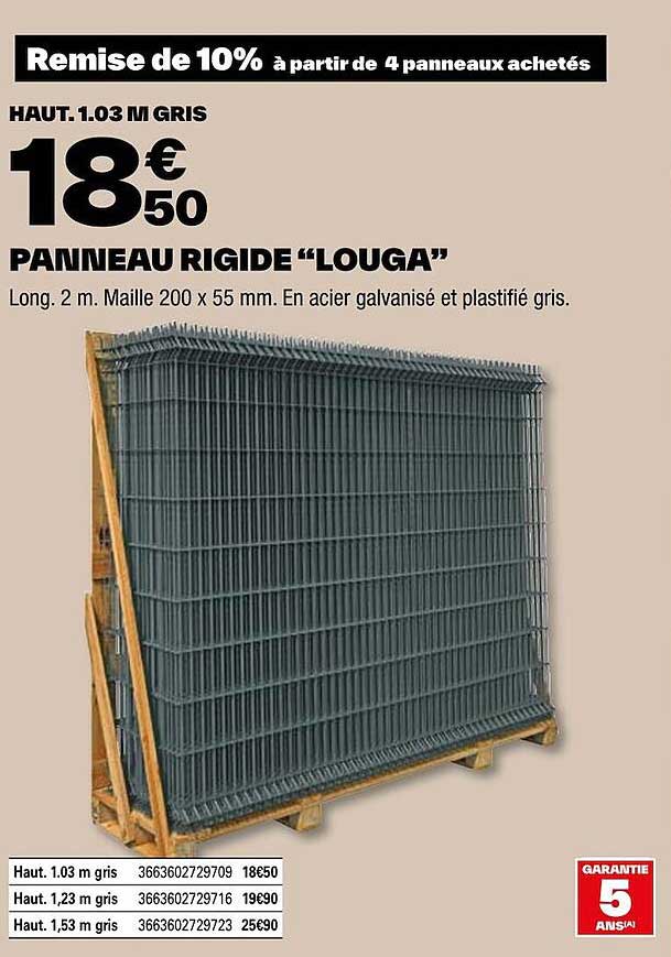 panneau rigide "louga"