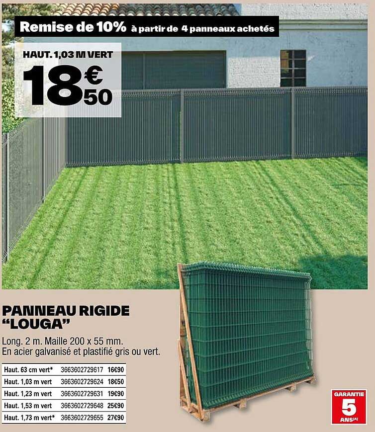 panneau rigide "louga"