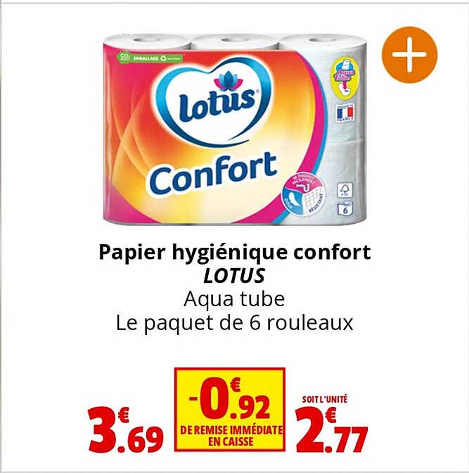 Papier Hyigiénique Confort Lotus