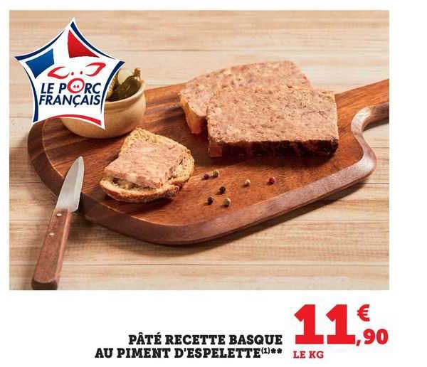 pâté recette basque au piment d'espelette