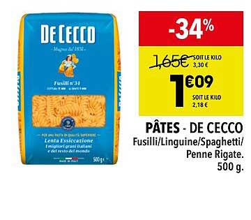pâtes - de cecco