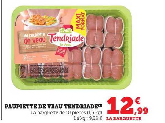 Paupiette De Veau Tendriade