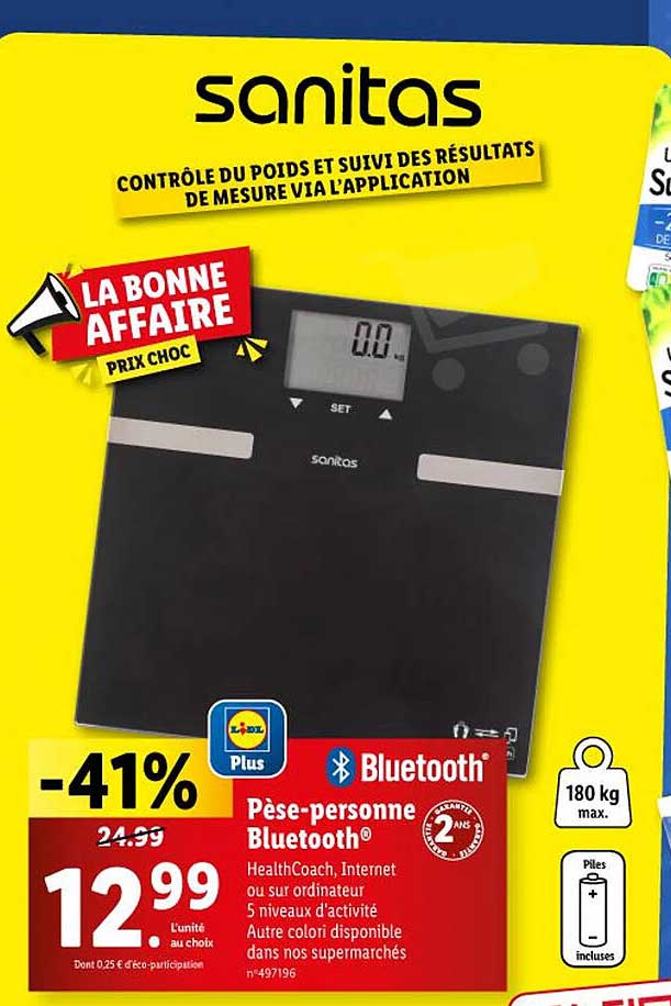 pèse-personne bluetooth