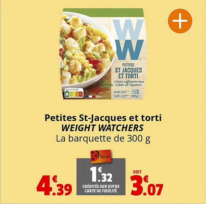 petites st-jacques et torti weight watchers