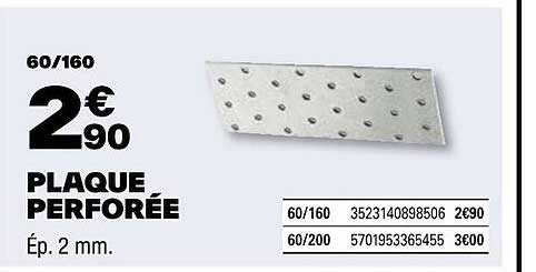 Plaque Perforée
