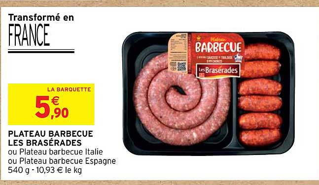 Plateau Barbecue Les Brasérades