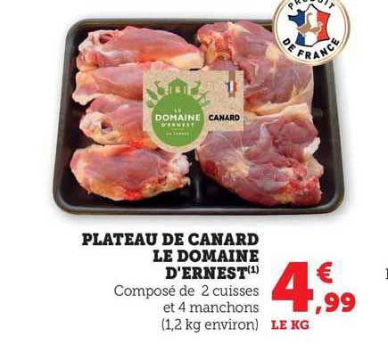 plateau de canard le domaine d'ernest