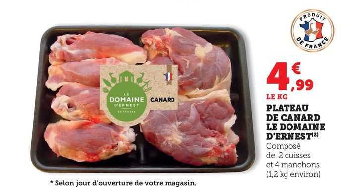 plateau de canard le domaine d'ernest