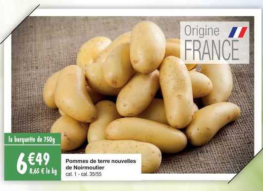 pommes de terre nouvelles de noirmoutier