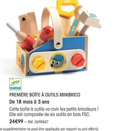 première boîte à outils minibrico djeco
