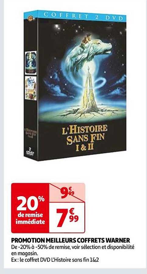 promotion meilleurs coffrets warner