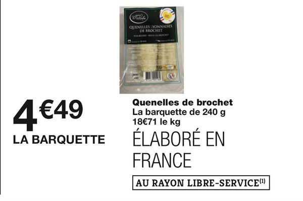 quenelles de brochet