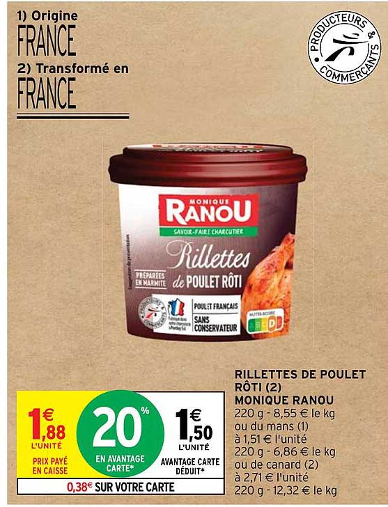 rillettes de poulet rôti monique ranou