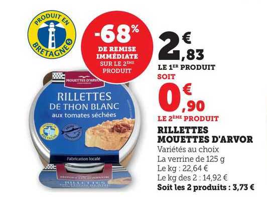 rillettes mouettes d'arvor