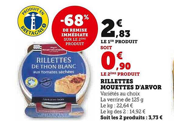 rillettes mouettes d'arvor