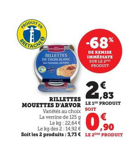 rillettes mouettes d'arvor