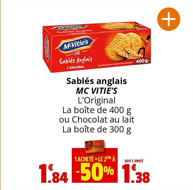 sablés anglais mc vitie's