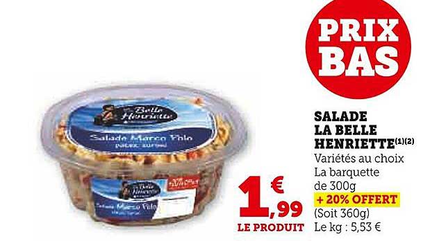 salade la belle henriette