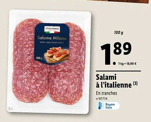 salami à l'italienne italiamo