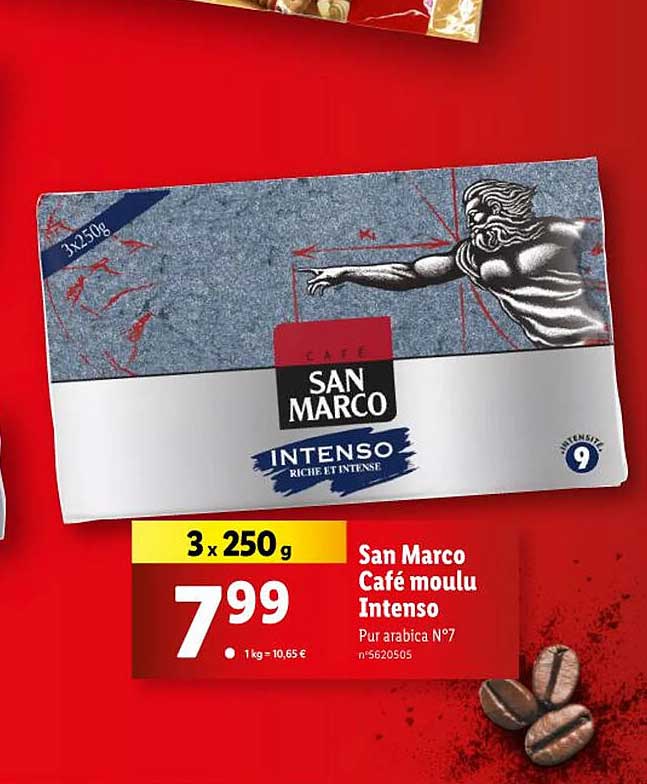 san marco café moulu intenso