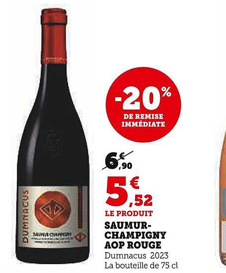 saumur-champigny aop rouge dumnacus 2023
