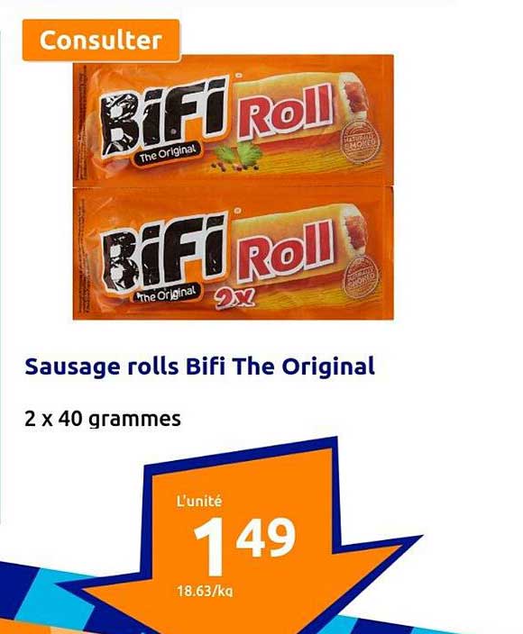 sausage rolls bifi the original