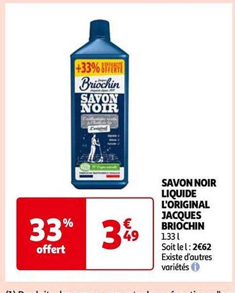 savon noir liquide l'original jacques briochin