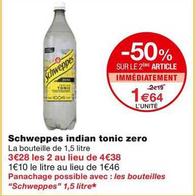 schweppes indian tonic zero
