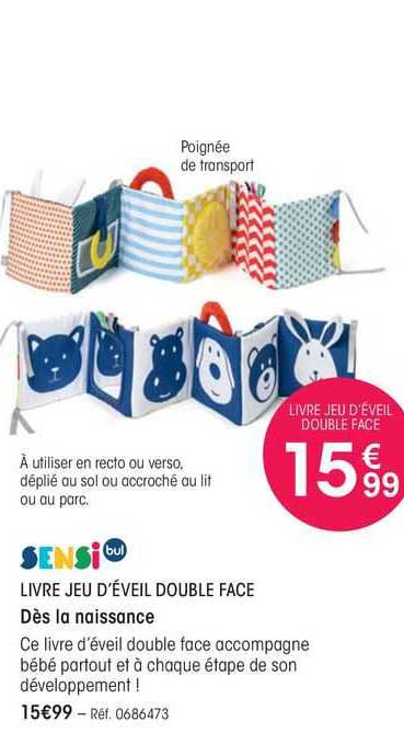 sensi livre jeu d'éveil double face
