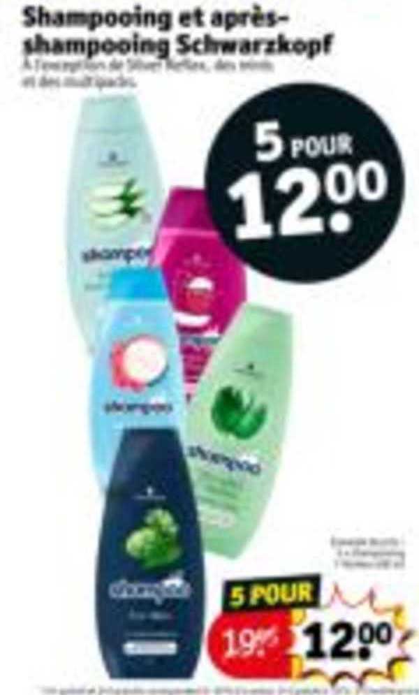 shampooing et après-shampooing schwarzkopf