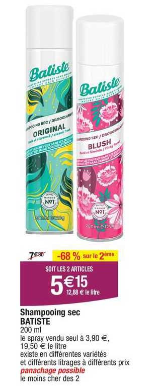Shampooing Sec Batiste