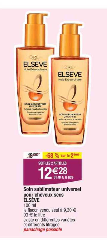 soin sublimateur universel pour cheveaux secs elsève