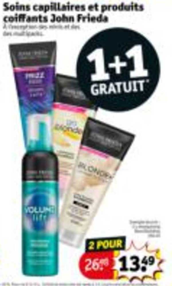 soins capillaires et produits coiffants john frieda