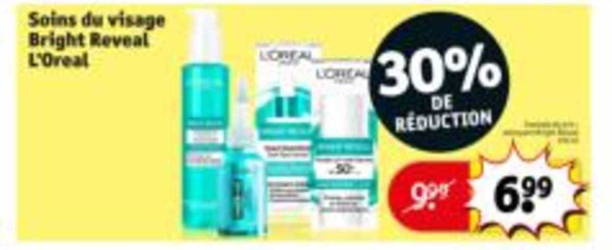 soins de visage bright reveal l'oréal