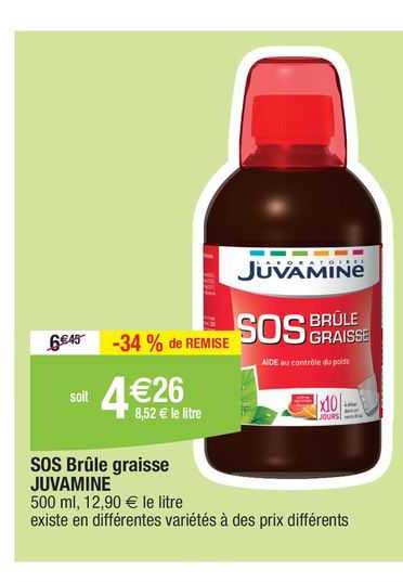 Sos Brûle Graisse Juvamine