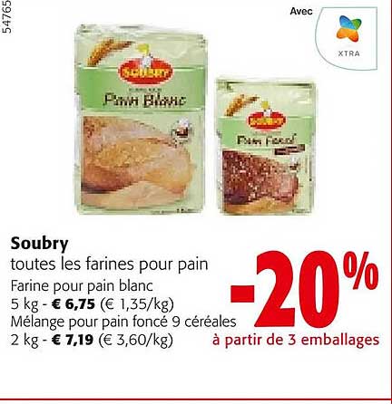 soubry toutes les farines pour pain