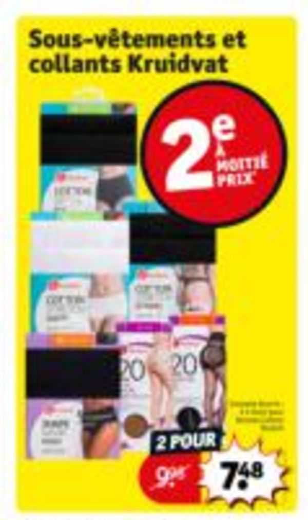 Sous-vêtement Et Collants Kruidvat