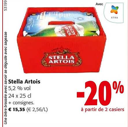 stella artois 5.2% vol