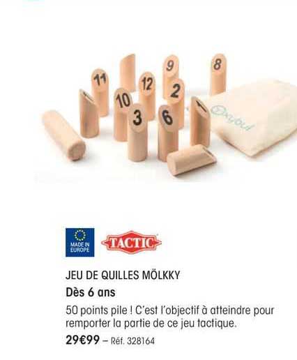 tactic jeu de quilles mölkky