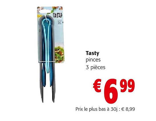tasty pinces 3 pièces