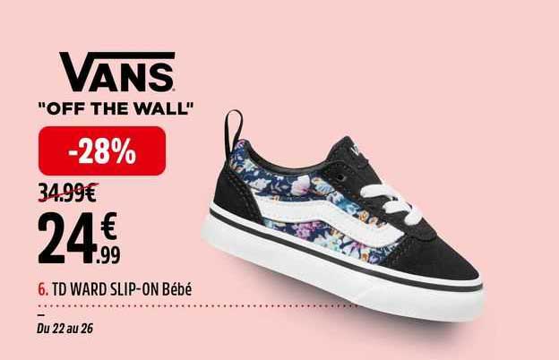 td ward slip-on bébé vans