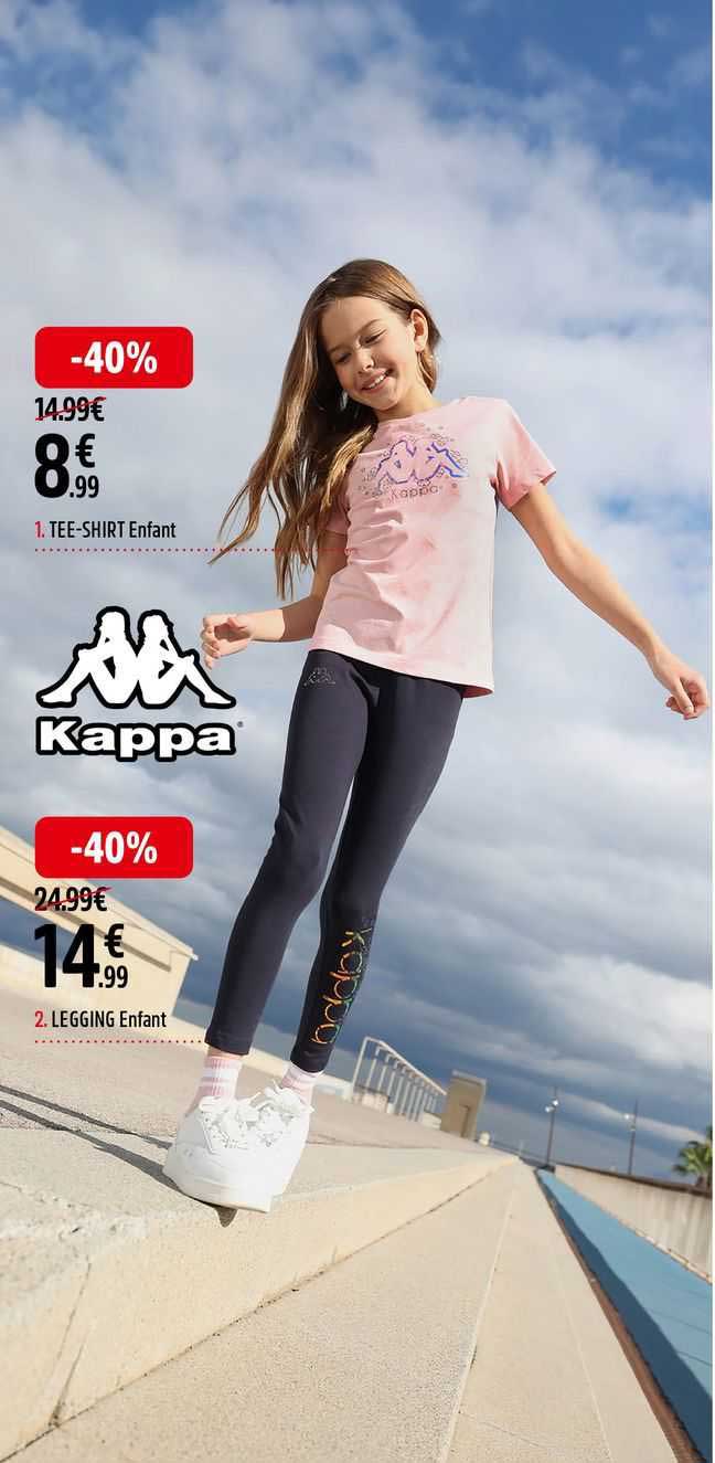 tee-shirt enfant kappa, legging enfant kappa