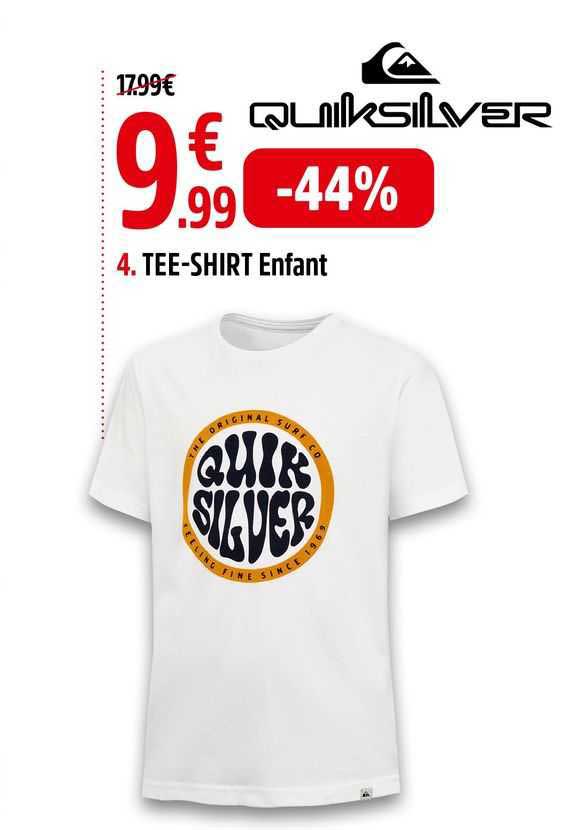 tee-shirt enfant quiksilver