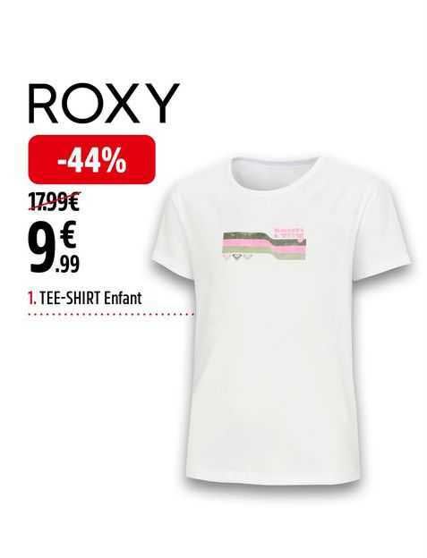 tee-shirt enfant roxy
