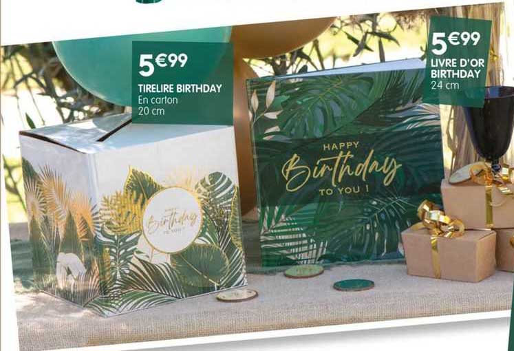 tirelire birthday livre d'or birthday