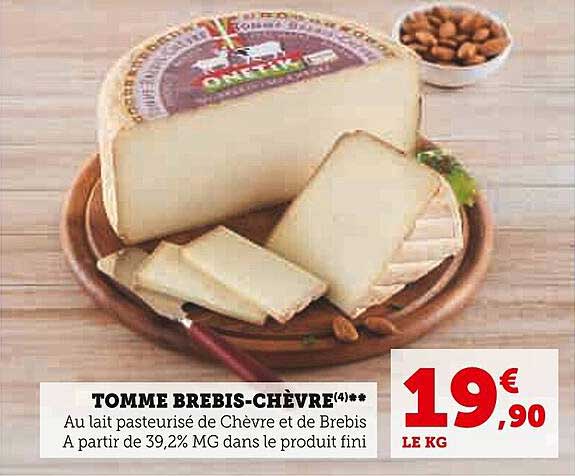 Tomme Brebis-chèvre