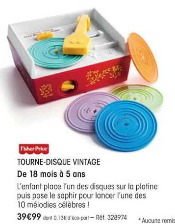 tourne-disque vintage fisher price