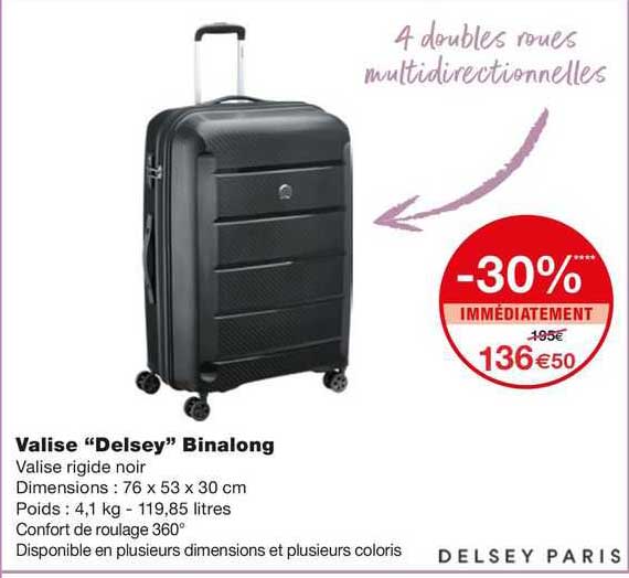valise 'delsey" binalong