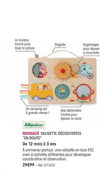 valisette découvertes "en route" lilliputiens