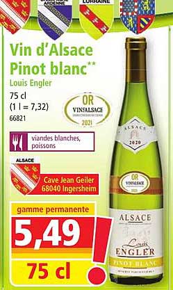 vin d'alsace pinot blanc louis engler